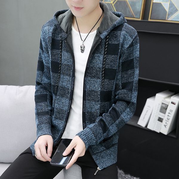 2021 new winter warm cardigan coats thick hooded cardigans men sweater striped mens clothes -3xl drop shipping i0j3, White;black
2021 new winter warm cardigan coats thick hooded cardigans men sweater striped mens clothes -3xl drop shipping i0j3, White;black