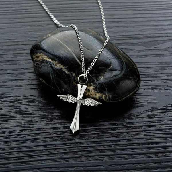 pendant necklaces cremation urn jewelry cross wing ashes necklace in stainless steel angel, Silver
pendant necklaces cremation urn jewelry cross wing ashes necklace in stainless steel angel, Silver