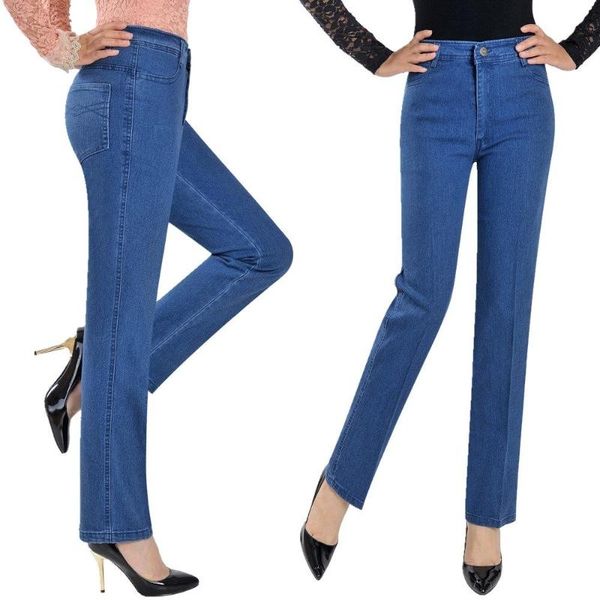 women's jeans woman pants autumn winter straight waist stretch plus size long pantalones vaqueros mujer, Blue
women's jeans woman pants autumn winter straight waist stretch plus size long pantalones vaqueros mujer, Blue