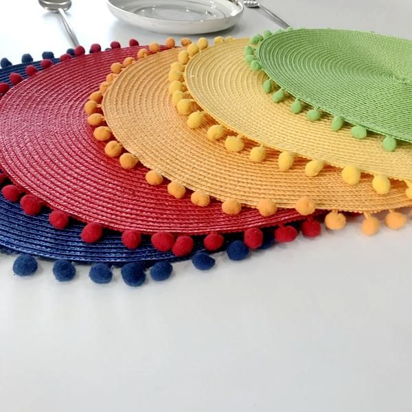 pp woven round placemat dining table plate mat bowl drink coasters kitchen accessories home decor
pp woven round placemat dining table plate mat bowl drink coasters kitchen accessories home decor