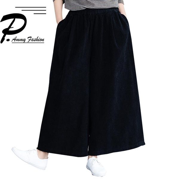 women's pants & capris loose casual large version of flared women fashion 2021 corduroy elastic waist solid color wild wide leg, Black;white
women's pants & capris loose casual large version of flared women fashion 2021 corduroy elastic waist solid color wild wide leg, Black;white
