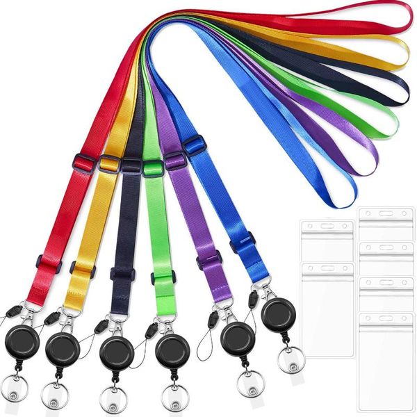 card holders id badge holder sleeves neck lanyard office strap lanyards with stainless metal swivel hook school case, Brown;gray
card holders id badge holder sleeves neck lanyard office strap lanyards with stainless metal swivel hook school case, Brown;gray