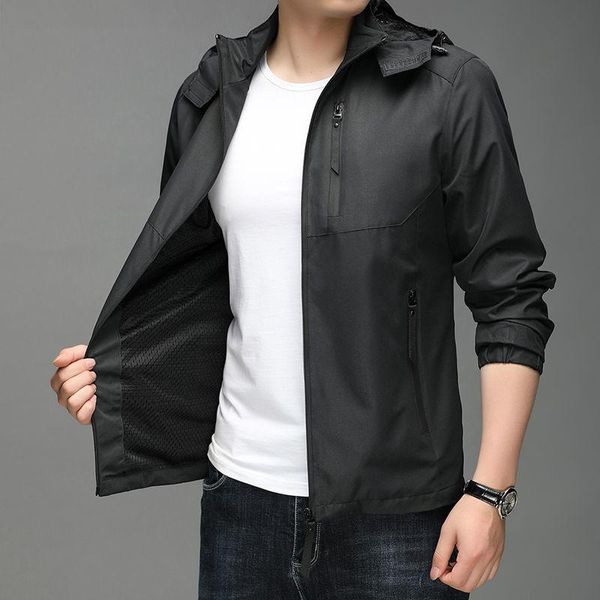 men's jackets 2021 autumn jacket detachable hat collar leisure short thin trend coat loose recommend korean black, Black;brown
men's jackets 2021 autumn jacket detachable hat collar leisure short thin trend coat loose recommend korean black, Black;brown