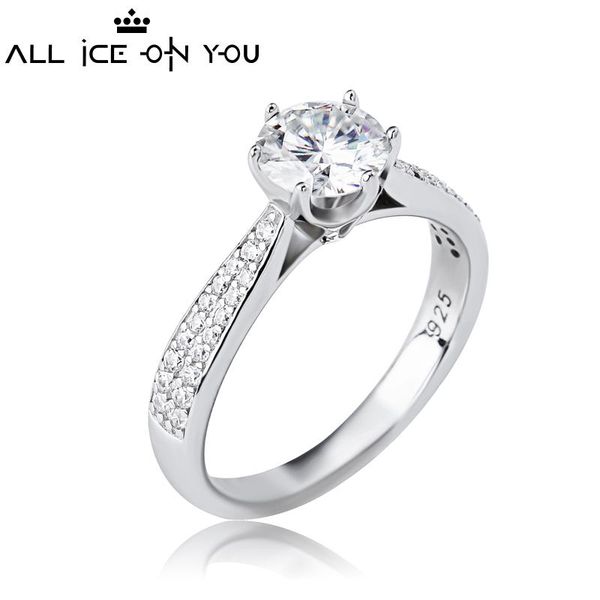cluster rings classical large plated luxury 925 sterling silver 1ct d color moissanite vvs1 jewelry wedding diamond 6 claw ring women gift, Golden;silver
cluster rings classical large plated luxury 925 sterling silver 1ct d color moissanite vvs1 jewelry wedding diamond 6 claw ring women gift, Golden;silver