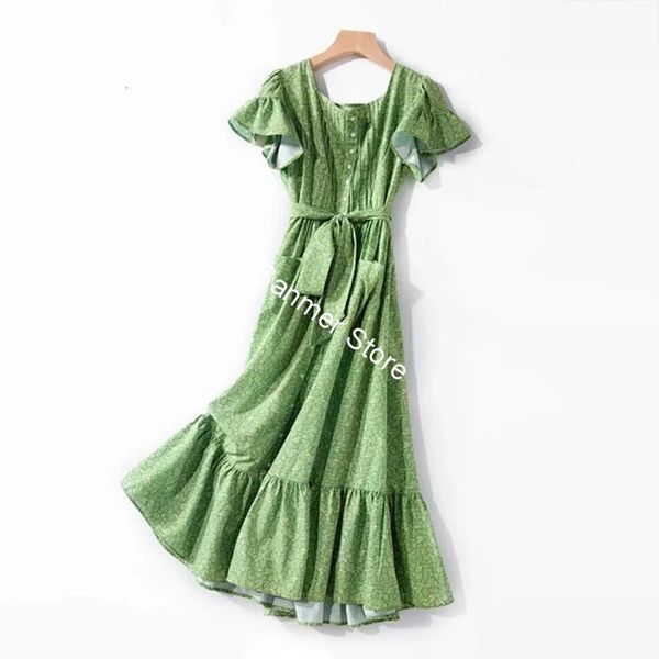 2021 new maxi verde feminino babados gola quadrada lao fresco floral estampado manga curta bolsos boto prairie chic vestido jfxb, Black;gray
2021 new maxi verde feminino babados gola quadrada lao fresco floral estampado manga curta bolsos boto prairie chic vestido jfxb, Black;gray
