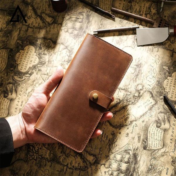 wallets men's long wallet genuine leather travel business retro casual solid card holder cowhide button design multifunction, Red;black
wallets men's long wallet genuine leather travel business retro casual solid card holder cowhide button design multifunction, Red;black