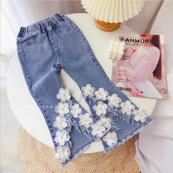 jeans wholesale girl 3d flowers cropped trousers spring autumn split fork boot cut pant children kids pants 3-10y wz24, Blue
jeans wholesale girl 3d flowers cropped trousers spring autumn split fork boot cut pant children kids pants 3-10y wz24, Blue