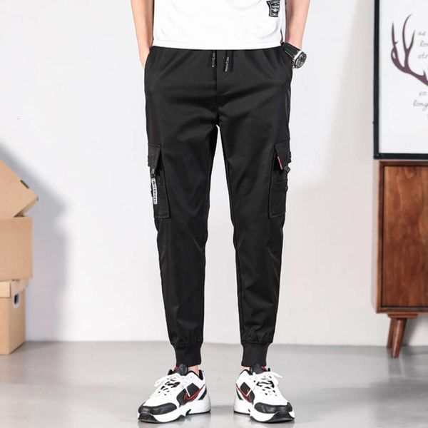 spring and summer new style overalls tie foot fashion brand loose trend versatile casual harem men's pants, Black
spring and summer new style overalls tie foot fashion brand loose trend versatile casual harem men's pants, Black