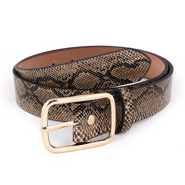 designer pu 2021 vintage snake wide female leather punk gold metal buckle dress waist belt women fashion, Black;brown
designer pu 2021 vintage snake wide female leather punk gold metal buckle dress waist belt women fashion, Black;brown