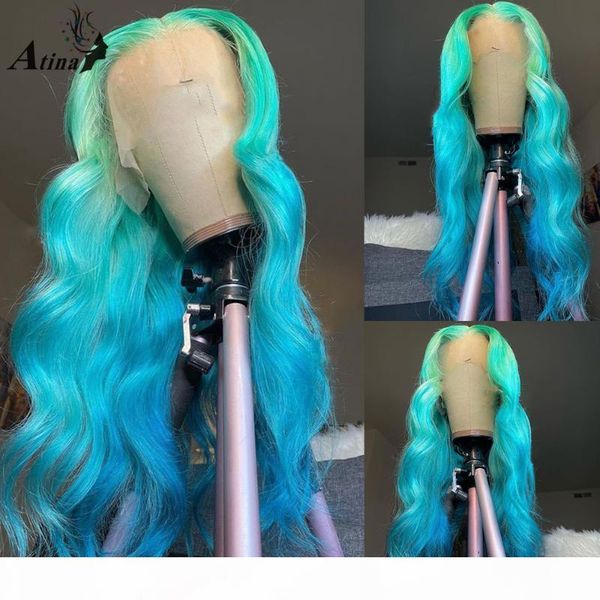 body wave human hair wig pre plucked ombre blue colored hd transparent glueless weave lace wigs for black women closure 180, Black;brown
body wave human hair wig pre plucked ombre blue colored hd transparent glueless weave lace wigs for black women closure 180, Black;brown