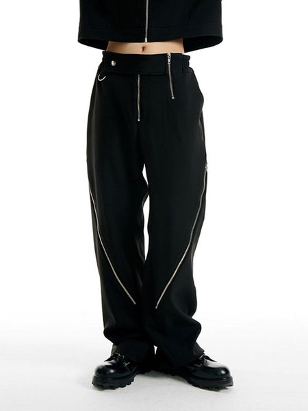 men's pants 2021 clothing hair stylist catwalk original design multi zipper loose straight casual plus size costumes 27-46, Black
men's pants 2021 clothing hair stylist catwalk original design multi zipper loose straight casual plus size costumes 27-46, Black