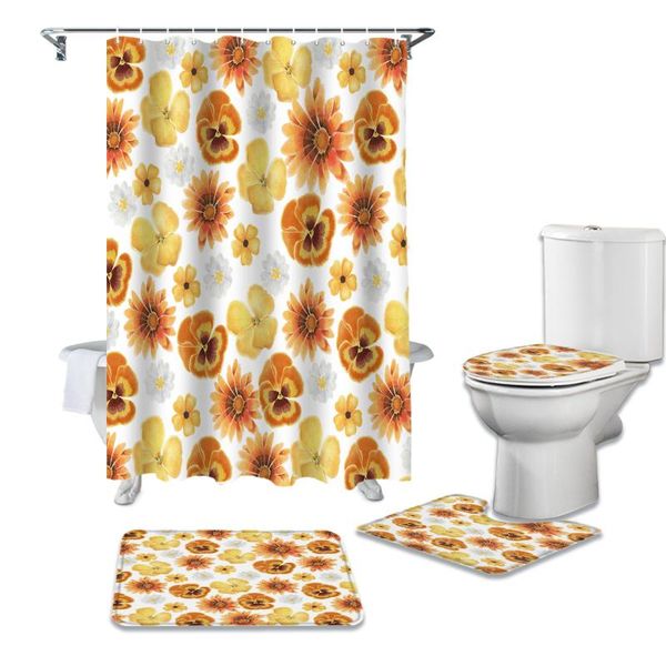 shower curtains bathroom waterproof curtain watercolor orange flowers pedestal rug lid carpet toilet cover set bath mat
shower curtains bathroom waterproof curtain watercolor orange flowers pedestal rug lid carpet toilet cover set bath mat