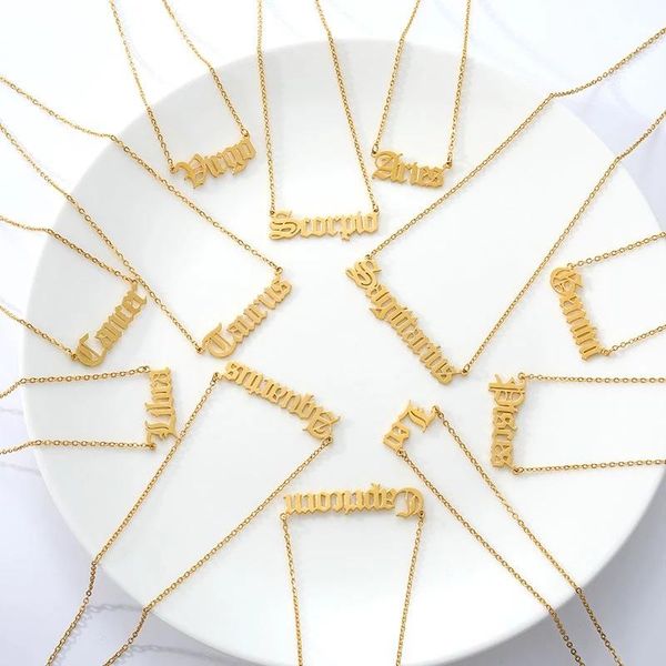 pendant necklaces 12pcs/set wholesale constellation necklace scorpio aquarius zodiac libra taurus gemini sagittarius pisces aries cancer, Silver
pendant necklaces 12pcs/set wholesale constellation necklace scorpio aquarius zodiac libra taurus gemini sagittarius pisces aries cancer, Silver