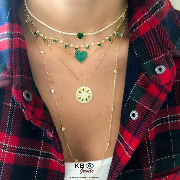 2021 valentine's day gift heart design fashion jewelry gold color 3mm cz tennis chain colorful heart stone choker necklace, Golden;silver
2021 valentine's day gift heart design fashion jewelry gold color 3mm cz tennis chain colorful heart stone choker necklace, Golden;silver