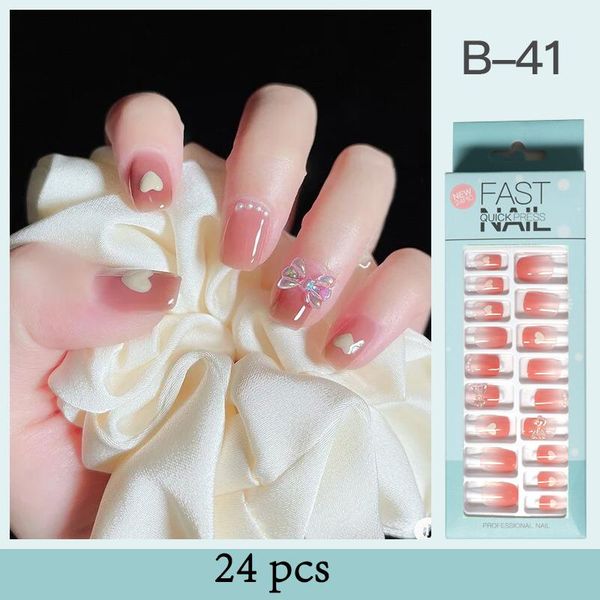 false nails 24pcs removable nail self adhesive wearing patch artificial decoration manicure acessories, Red;gold
false nails 24pcs removable nail self adhesive wearing patch artificial decoration manicure acessories, Red;gold
