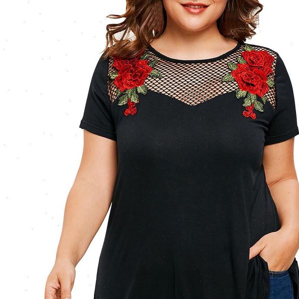 plus size summer women blouses fashion casual mesh blouse loose female women short sleeve shirt femininas clothes 610, White
plus size summer women blouses fashion casual mesh blouse loose female women short sleeve shirt femininas clothes 610, White