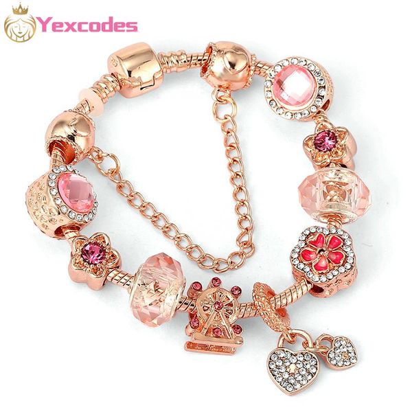 charm bracelets 2021 rose gold women bracelet with pink heart-shaped pendant, fine gifts, Golden;silver
charm bracelets 2021 rose gold women bracelet with pink heart-shaped pendant, fine gifts, Golden;silver