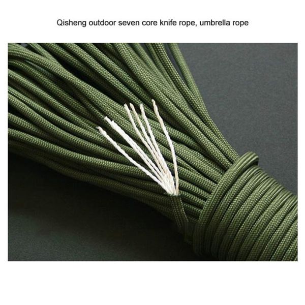 10m 180g standard 7-core umbrella rope outdoor parachute cord survival gear tent lanyard nylon strap camping equipment
10m 180g standard 7-core umbrella rope outdoor parachute cord survival gear tent lanyard nylon strap camping equipment