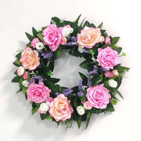 decorative flowers & wreaths pink rose artificial wreath lavender garland colourful flower for wedding decoration home festive party supplie
decorative flowers & wreaths pink rose artificial wreath lavender garland colourful flower for wedding decoration home festive party supplie