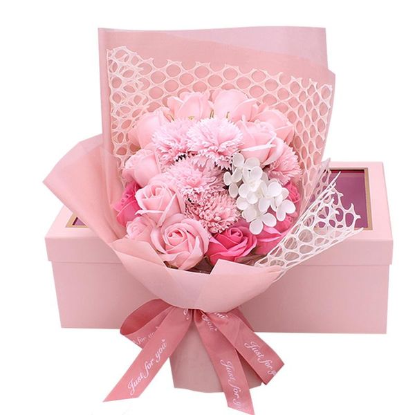 decorative flowers & wreaths 19 head artificial rose carnation hydrangea soap bouquet gift box creative birthday christmas valentine's
decorative flowers & wreaths 19 head artificial rose carnation hydrangea soap bouquet gift box creative birthday christmas valentine's
