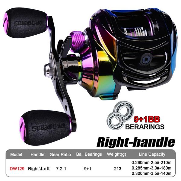18+1bb fishing reel 7.2:1 high speed metal drop wheel sea fishing reel 213g max drag 10kg lure casting equipment d30
18+1bb fishing reel 7.2:1 high speed metal drop wheel sea fishing reel 213g max drag 10kg lure casting equipment d30