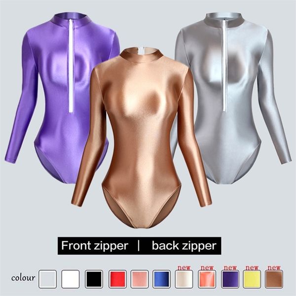 xckny swimsuit women tight glossy high fork long sleeve solid color t-shirt with crotch 210619, White;black
xckny swimsuit women tight glossy high fork long sleeve solid color t-shirt with crotch 210619, White;black