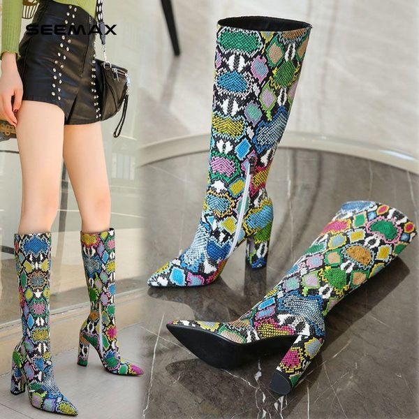 boots large size snake print high heel pointed elastic autumn and winter wome catwalk style, Black
boots large size snake print high heel pointed elastic autumn and winter wome catwalk style, Black