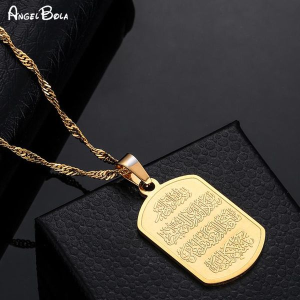 pendant necklaces stainless steel gold quran necklace islamic muslim fashion luxury jewelry party wedding holiday gift, Silver
pendant necklaces stainless steel gold quran necklace islamic muslim fashion luxury jewelry party wedding holiday gift, Silver