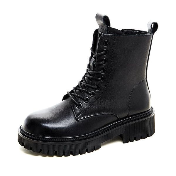 boots real leather ankle women 2021 winter fashion platform ladies shoes short boot office lady footwear size 35-40, Black
boots real leather ankle women 2021 winter fashion platform ladies shoes short boot office lady footwear size 35-40, Black
