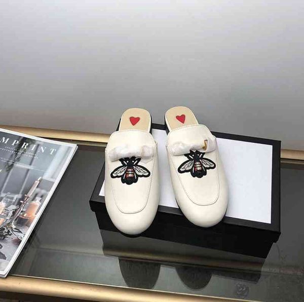 loafers slippers women autumn winter warm wool classic metal buckle embroidery stylist shoes men leather half fzje, Black
loafers slippers women autumn winter warm wool classic metal buckle embroidery stylist shoes men leather half fzje, Black
