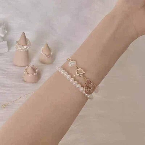 charm bracelets korea bracelet 2021 trend irregular imitation pearl for women ot buckle coin pendant jewelry pulseras mujer, Golden;silver
charm bracelets korea bracelet 2021 trend irregular imitation pearl for women ot buckle coin pendant jewelry pulseras mujer, Golden;silver