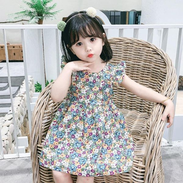 girls dress cotton comfortable children's summer floral girls' flying sleeve kids dresses for girl's, Red;yellow
girls dress cotton comfortable children's summer floral girls' flying sleeve kids dresses for girl's, Red;yellow