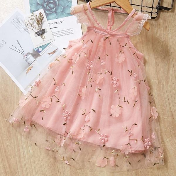 girl's dresses summer baby girl toddler girls sleeve lace embroidery floral tutu princess dress clothes beach ropa bebes 2021, Red;yellow
girl's dresses summer baby girl toddler girls sleeve lace embroidery floral tutu princess dress clothes beach ropa bebes 2021, Red;yellow