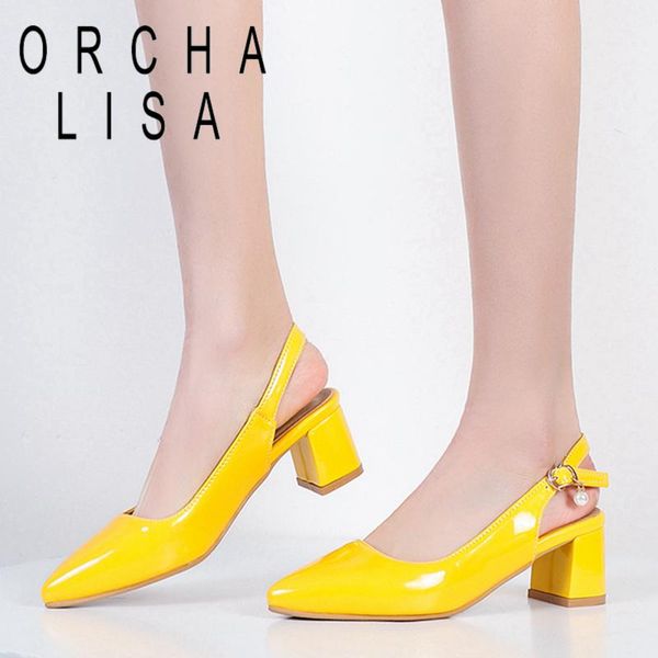 sandals orcha lisa 2021 women pointed toe 5cm block heels patent leather buckle pearl stylish big size 50 casual a3729, Black
sandals orcha lisa 2021 women pointed toe 5cm block heels patent leather buckle pearl stylish big size 50 casual a3729, Black