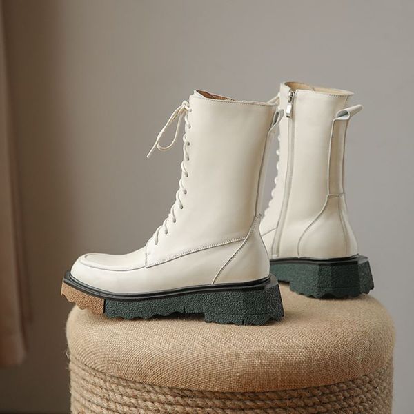 genuine leather mid calf boots shoes women mixed color bottom fashion cool ins winter female footwear size 34-40, Black
genuine leather mid calf boots shoes women mixed color bottom fashion cool ins winter female footwear size 34-40, Black
