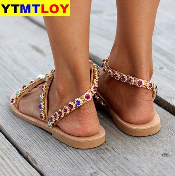 sandals women ladies fashion flat slip on crystal casual bohemia shoes summer female soft beach plus size, Black
sandals women ladies fashion flat slip on crystal casual bohemia shoes summer female soft beach plus size, Black