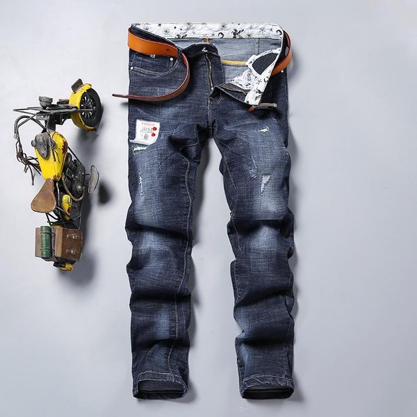 men jeans stretch dark blue slim fit ripped biker jeans man casual patchwork hip hop mens pants denim clothes dropshipping,303
men jeans stretch dark blue slim fit ripped biker jeans man casual patchwork hip hop mens pants denim clothes dropshipping,303