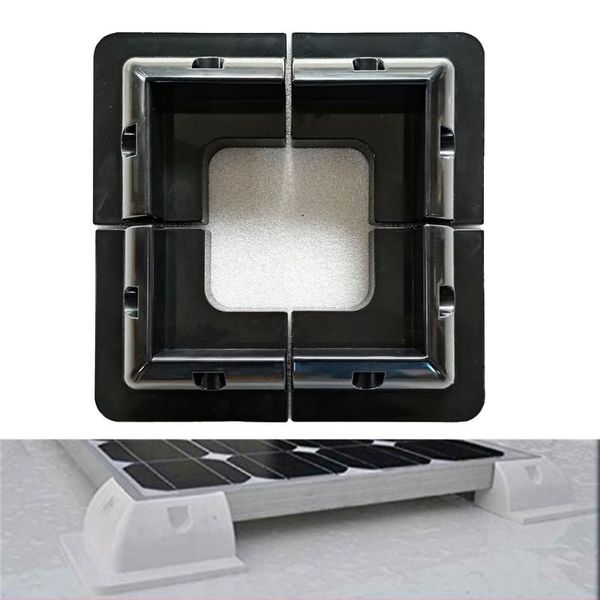 parts 4pcs rv boat solar panel mounting bracket black plastic corner set kit for small large panels mount
parts 4pcs rv boat solar panel mounting bracket black plastic corner set kit for small large panels mount