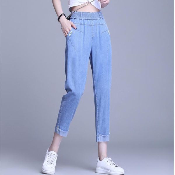 women's jeans tencel summer 2021 high waist casual pants korean loose thin harlan women y2k, Blue
women's jeans tencel summer 2021 high waist casual pants korean loose thin harlan women y2k, Blue