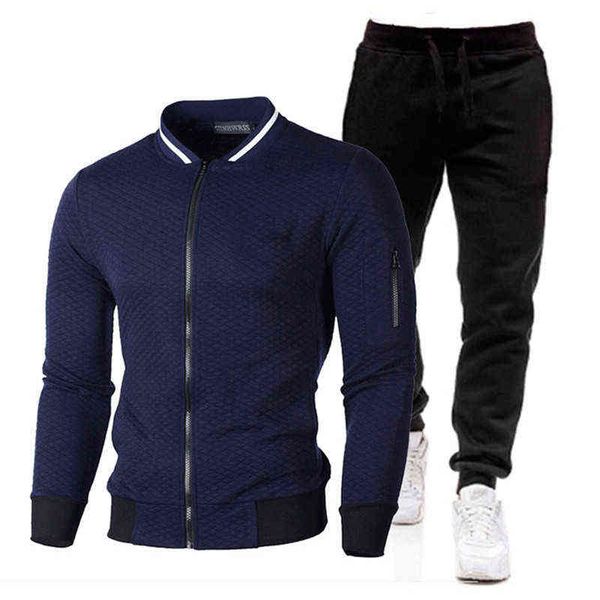 brand men's sets casual men tracksuit 2 piece set 2021 spring autumn jacket+pants fashion sports suit men streetwear hip hop g1217, Gray
brand men's sets casual men tracksuit 2 piece set 2021 spring autumn jacket+pants fashion sports suit men streetwear hip hop g1217, Gray