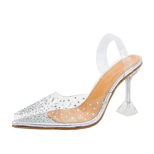 plus size 35-42 summer high heels transparent heels sandals pointed toe slippers women pumps bling crystal jelly shoes 8197ndress shoes, Black
plus size 35-42 summer high heels transparent heels sandals pointed toe slippers women pumps bling crystal jelly shoes 8197ndress shoes, Black