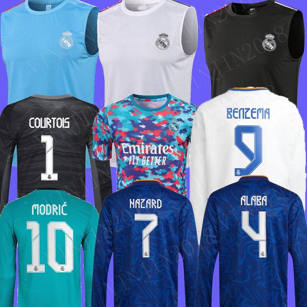 real madrid long sleeve jerseys 21 22 women soccer football shirts alaba hazard benzema camavinga casemiro bale sleeveless goalkeeper courto, Black;yellow
real madrid long sleeve jerseys 21 22 women soccer football shirts alaba hazard benzema camavinga casemiro bale sleeveless goalkeeper courto, Black;yellow