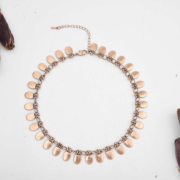 alloy short design necklace inspiration women's new clavicle product, Silver 
alloy short design necklace inspiration women's new clavicle product, Silver