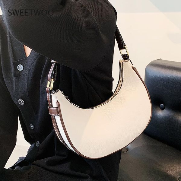 evening bags vintage half a month underarm bag 2021 high-quality pu leather women's designer handbag shoulder travel
evening bags vintage half a month underarm bag 2021 high-quality pu leather women's designer handbag shoulder travel