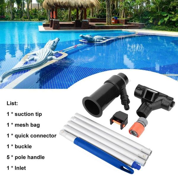 pool & accessories portable swimming pond vacuum cleaner for jet 5 pole sections detachable cleaning tools
pool & accessories portable swimming pond vacuum cleaner for jet 5 pole sections detachable cleaning tools