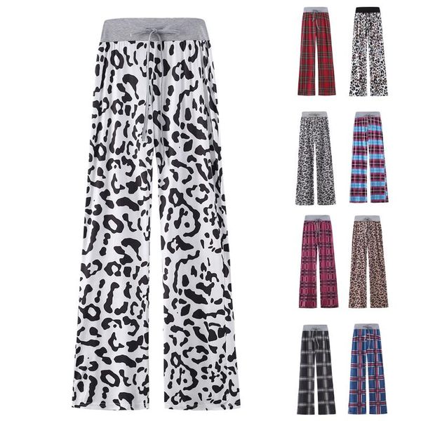 women's pants & capris leopard print wide leg trousers high waist autumn women 2021 fashion casual female streetwear, Black;white
women's pants & capris leopard print wide leg trousers high waist autumn women 2021 fashion casual female streetwear, Black;white