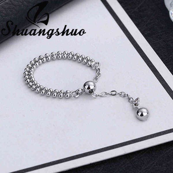 shuangshuo new creative tassel ball finger ring for women punk geometric adjustable copper rings wedding engagement gift g1125, Slivery;golden
shuangshuo new creative tassel ball finger ring for women punk geometric adjustable copper rings wedding engagement gift g1125, Slivery;golden