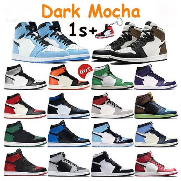 with box silver toe 1 man basketball shoes 1s 4 black cat high dark mocha metallic gold unc light smoke grey chicago royal sport sneakers
with box silver toe 1 man basketball shoes 1s 4 black cat high dark mocha metallic gold unc light smoke grey chicago royal sport sneakers