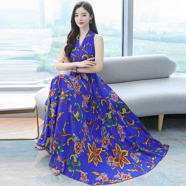 summer elegant maxi dres long floral boho bohemian ladies sleeveless flower print dress vestidos 210531, Black;gray
summer elegant maxi dres long floral boho bohemian ladies sleeveless flower print dress vestidos 210531, Black;gray
