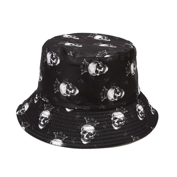 wide brim hats fashion skull hat full printing bucket reversible fisherman caps summer for women men gorras, Blue;gray
wide brim hats fashion skull hat full printing bucket reversible fisherman caps summer for women men gorras, Blue;gray